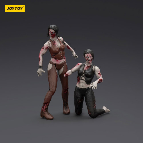 Dark Source Zombie Figure Female Wrestlers