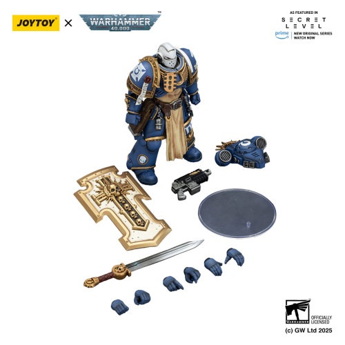 Ultramarines Levantus with Power Sword,Stormshield and Bolt Pistol