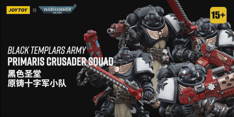 Black Templars Primaris Crusader Squad