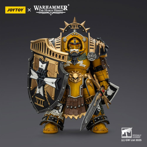 Imperial Fists Legion Praetorin Tartaros Terminator Armour with Power Sword and Vigil Storm Shield