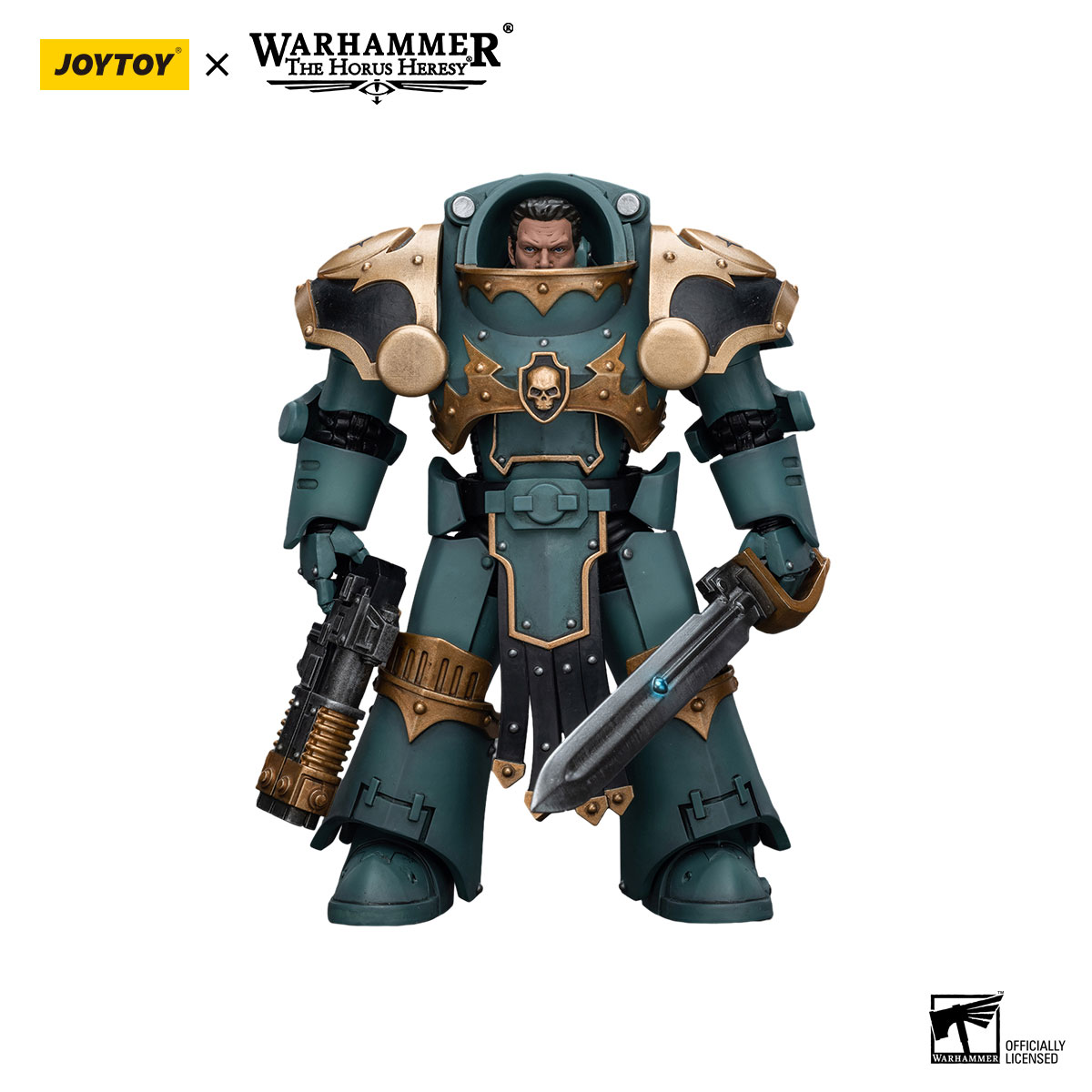 Sergeant with Volkite Charger and Power Sword