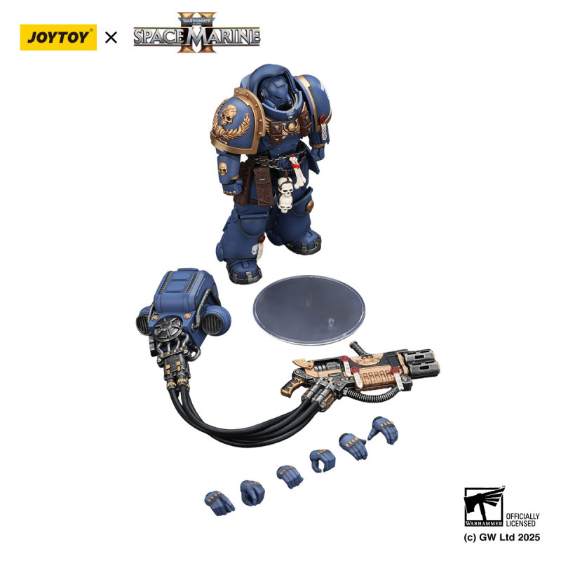 Ultramarines Heavy Artificer Armor with Relic Multi-Melta