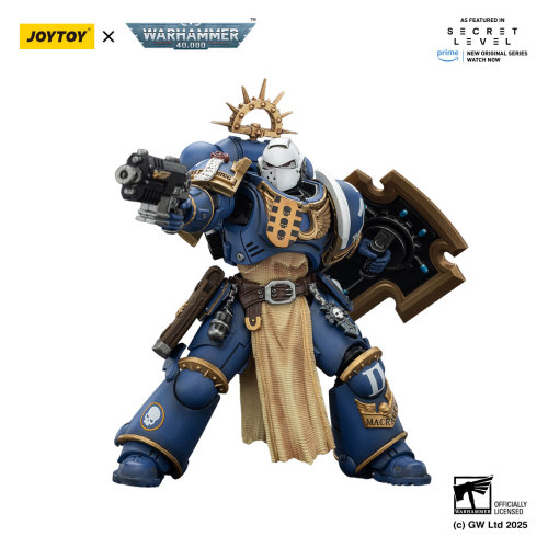 Ultramarines Levantus with Power Sword,Stormshield and Bolt Pistol
