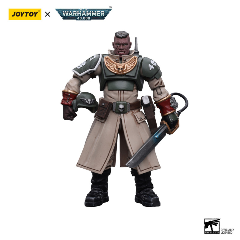 Astra Militarum Cadian Command Squad Commander with Power Sword