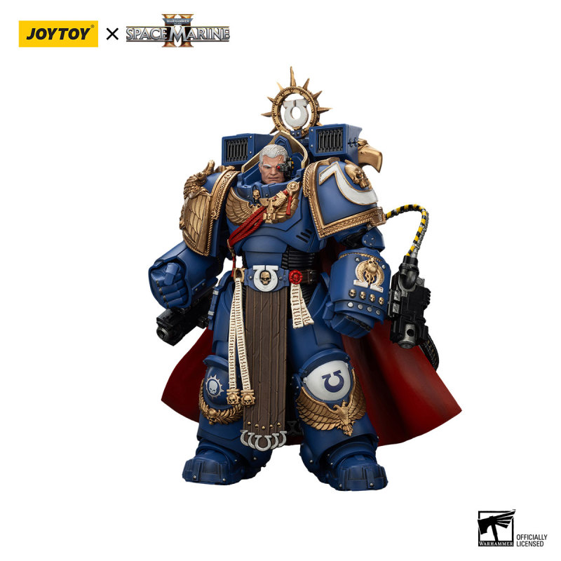 Ultramarines Marneus Calgar, Chapter Master with MkX Gravis Armour and Gauntlets of Ultramar