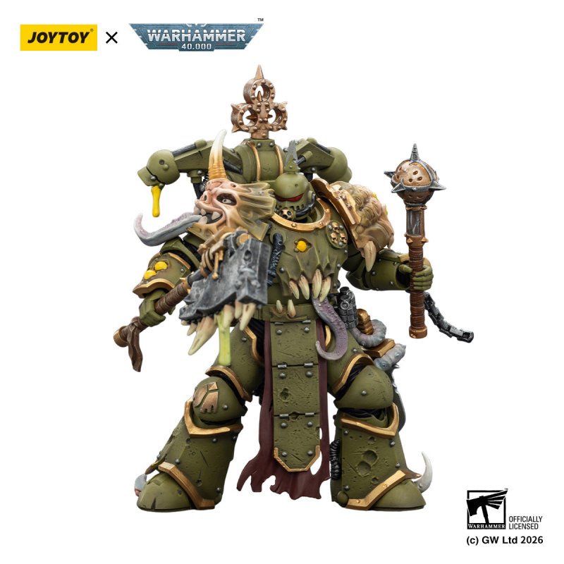 Death Guard Plague Marine with Bubotic axe and Plague Knife