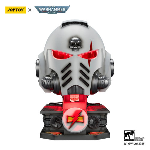 White Scars MkX Helmet & Display Stand