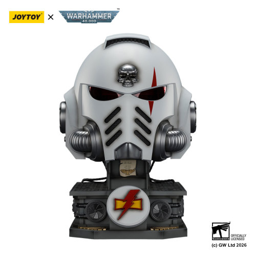 White Scars MkX Helmet & Display Stand