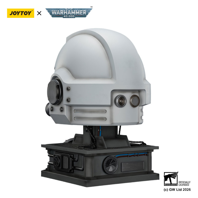 White Scars MkX Helmet & Display Stand