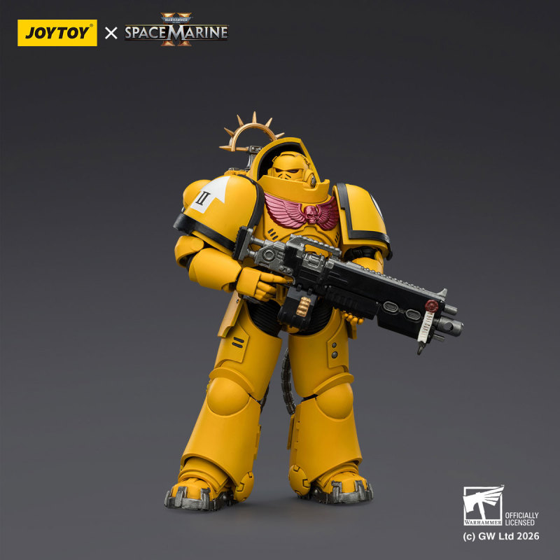 Game Edition Imperial Fists Heavy Intercessor with Heavy Bolt Rifle and Bolt Pistol