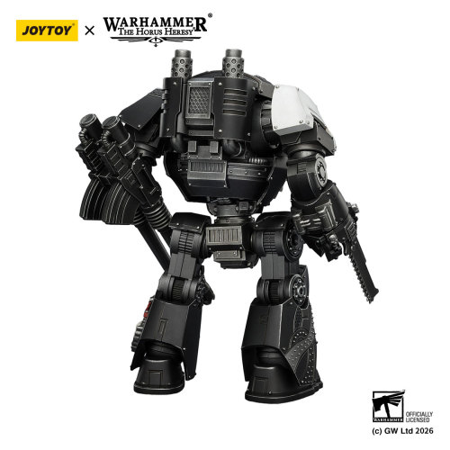 Raven Guard Contemptor Dreadnought with Gravis autocannon and Chainfist