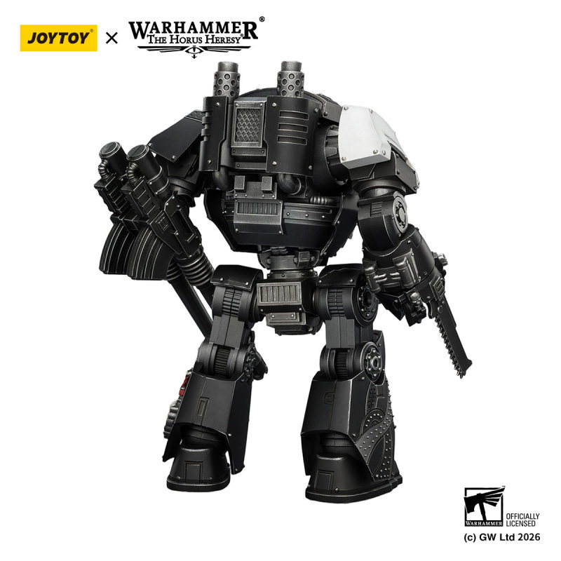 Raven Guard Contemptor Dreadnought with Gravis autocannon and Chainfist