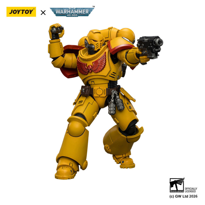 Imperial Fists Intercessor with Bolt Rifle, Bolt Pistol and Chainsword