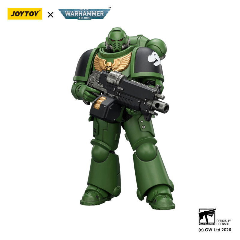 Salamanders Intercessor with Bolt Rifle, Bolt Pistol and Chainsword