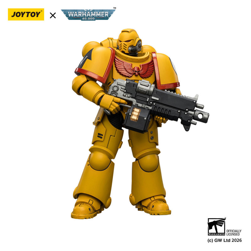 Imperial Fists Intercessor with Bolt Rifle, Bolt Pistol and Chainsword