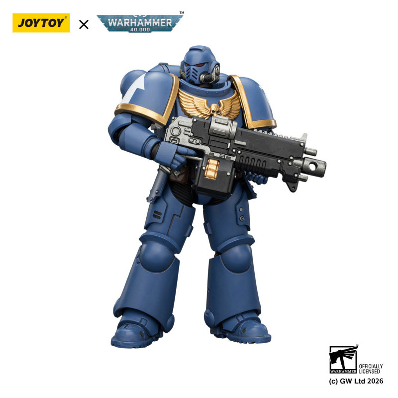 Ultramarines Intercessor with Bolt Rifle, Bolt Pistol and Chainsword
