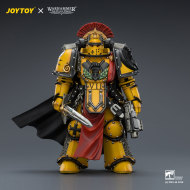 Imperial Fists Legion Praetor in Mk III Armour with Power Sword and Bolt Pistol