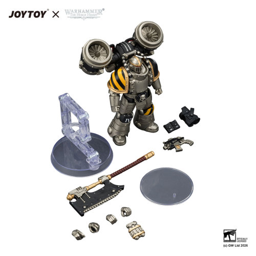 Iron Warriors Mkll Assault Legionary 2 with Bolt pistol & Heavy chain axe