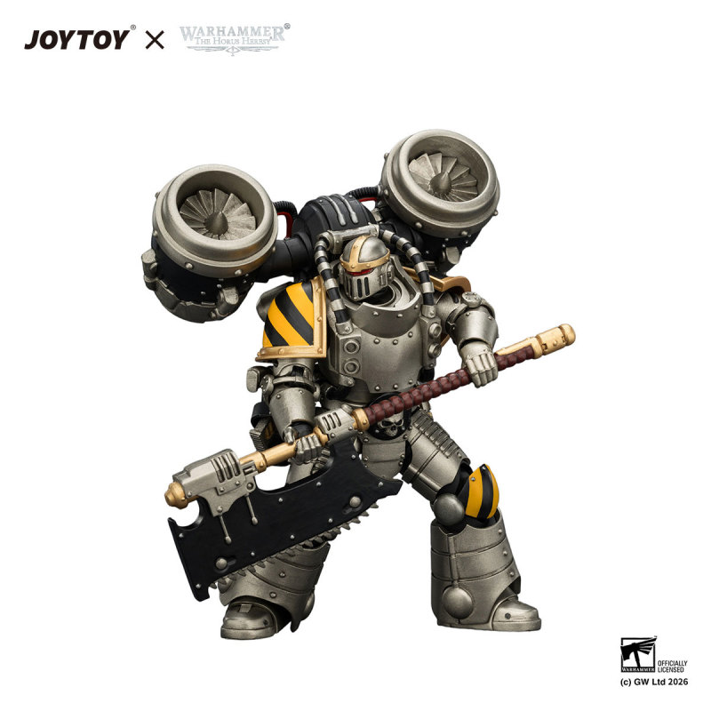 Iron Warriors Mkll Assault Legionary 2 with Bolt pistol & Heavy chain axe