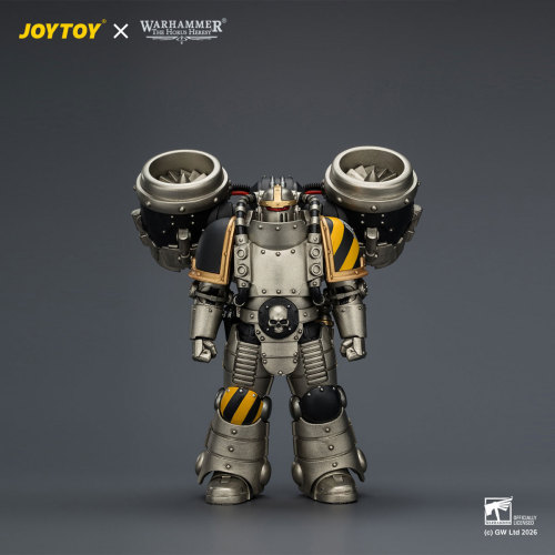Iron Warriors Mkll Assault Sergeant with Disintegrator pistol,Power maul & Combat shield