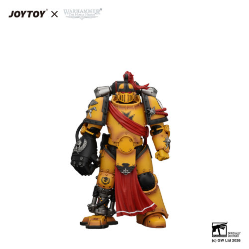 Imperial Fists Herald Consul with Icon of Allegiance, Bolt Pistol and Power Fist