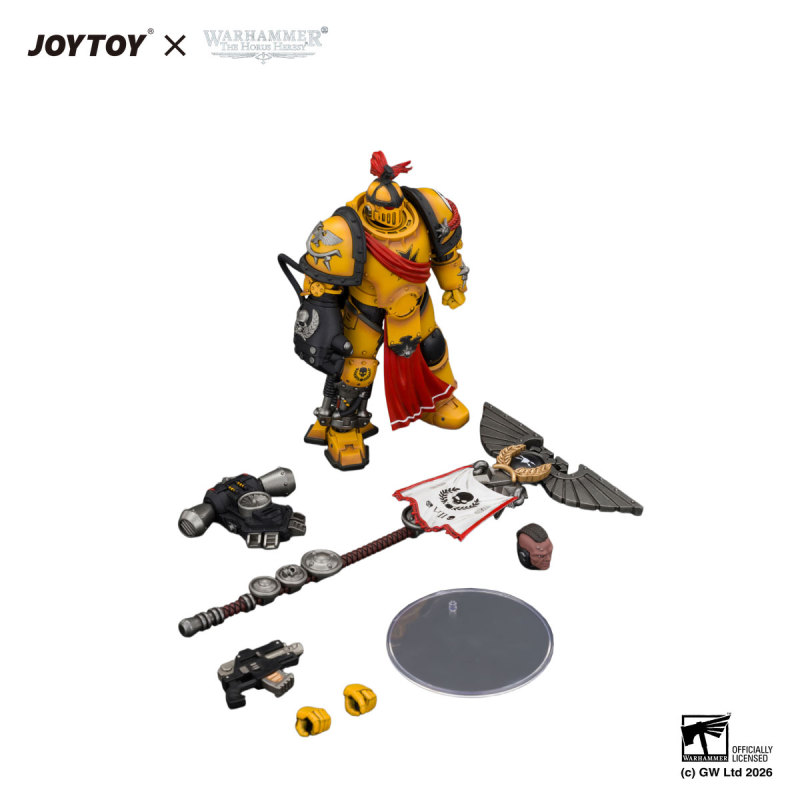 Imperial Fists Herald Consul with Icon of Allegiance, Bolt Pistol and Power Fist