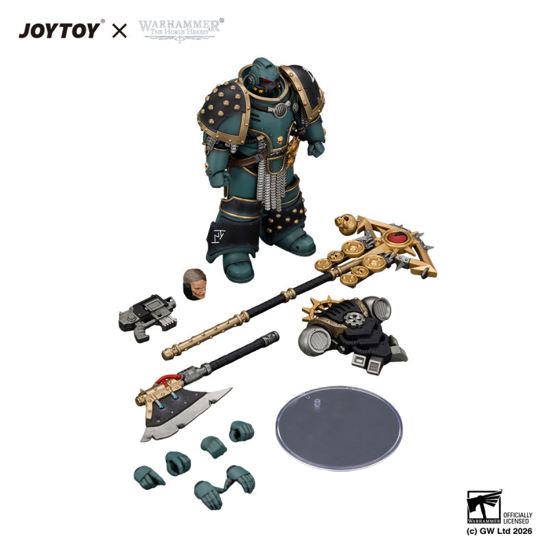 Sons of Horus Herald Consul with Icon of Allegiance, Bolt Pistol and Power Weapon